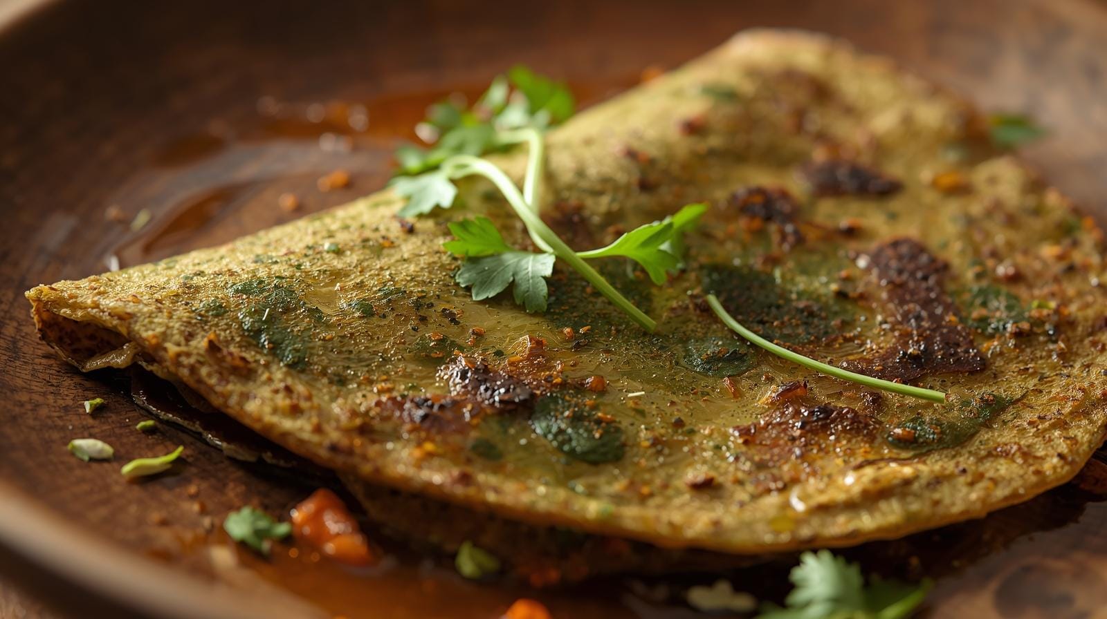Healthy ragi dosa