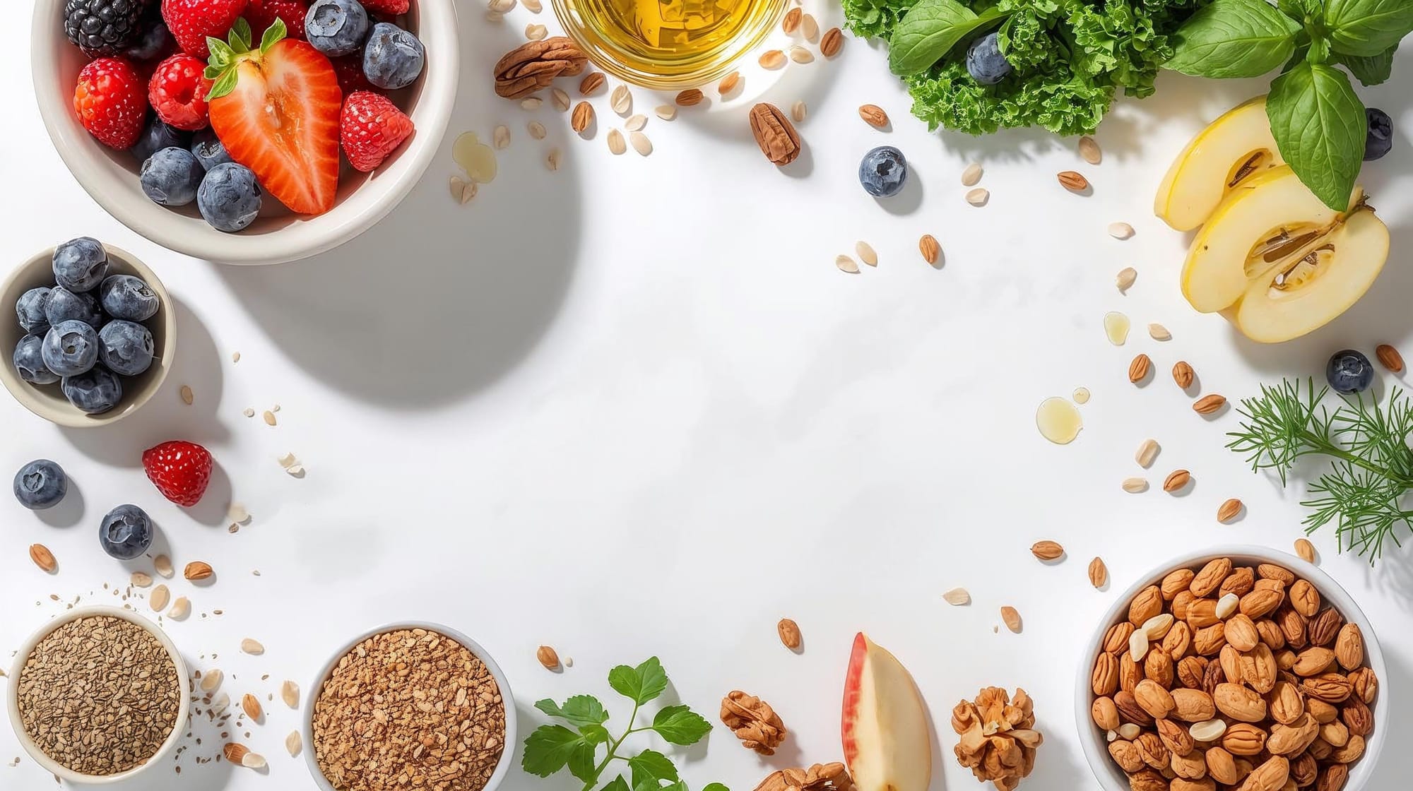 Healthy high-fibre and good fat foods recommended to lower cholesterol