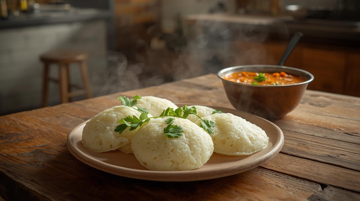 Idli sambar healthy Indian breakfast